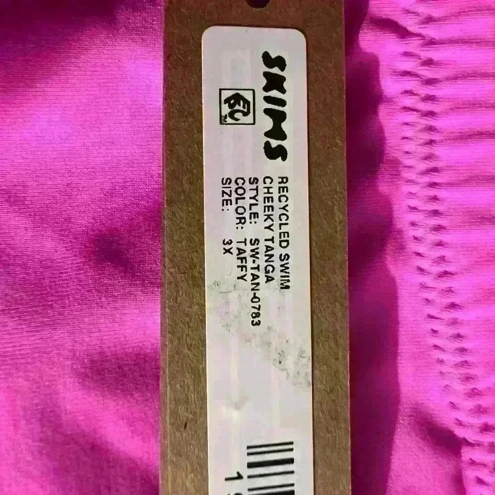 New SKIMS Recycled Swim Cheeky Tanga Bottoms. Size 3X